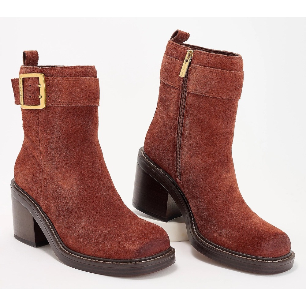 Vince Camuto Choco Craving Bembonie Suede Boots 10